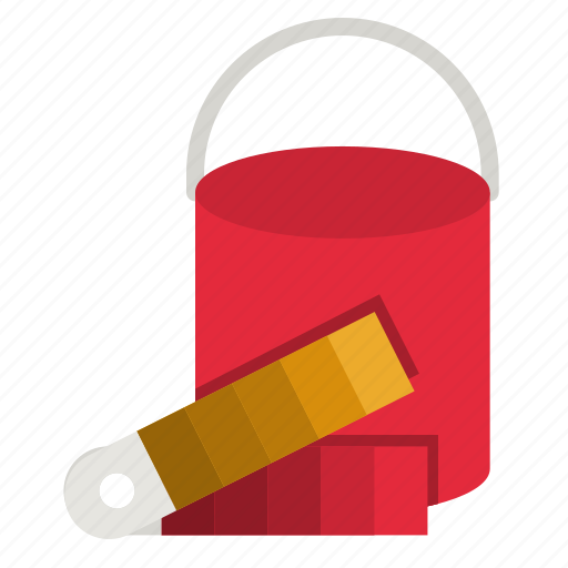 Color, bucket, paint, painting, art icon - Download on Iconfinder