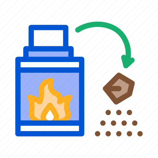 Fire, fireplace, industry, lumberjack, material, storaging, transportation icon - Download on Iconfinder