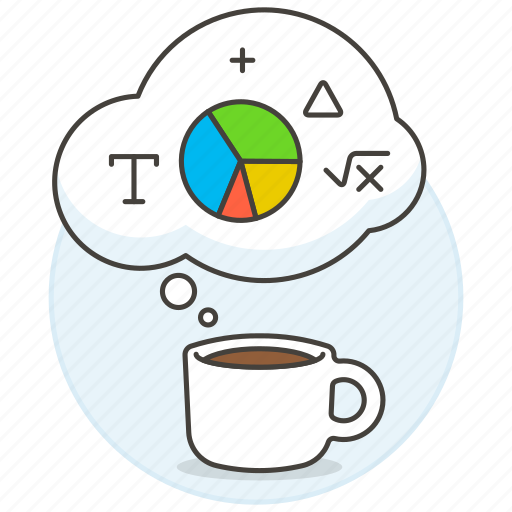 Brainstorming, coffee, idea, ideas, logic, math, statistic icon - Download on Iconfinder
