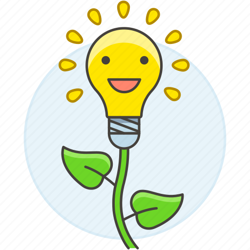 Bulb, creative, creativity, develop, flower, growth, idea icon - Download on Iconfinder