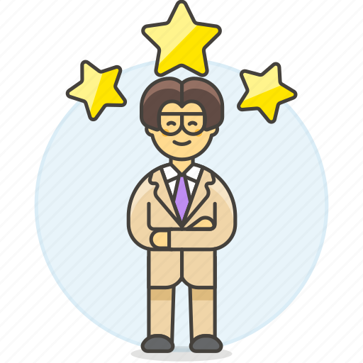 Male, hiring, man, employee, outstanding, star, work icon - Download on Iconfinder