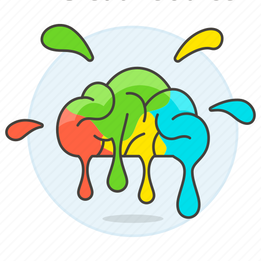 Activity, brain, colorful, creativity, idea, juice, work icon - Download on Iconfinder