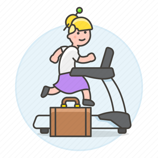 Excercise, female, inspiration, intrinsic, motivation, reward, treadmill icon - Download on Iconfinder