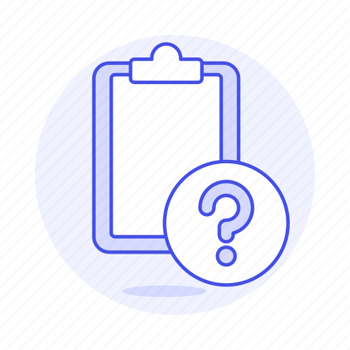 Clipboard, help, mark, paper, question, task, work icon - Download on Iconfinder
