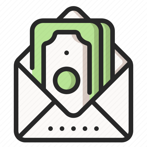 Cash, envelope, income, money, profit, salary icon - Download on Iconfinder