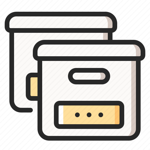 Archive, boxes, documents, files, paperwork, storage icon - Download on Iconfinder