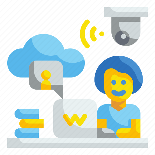 Camera, cctv, cloud, internet, network, security, video icon - Download on Iconfinder