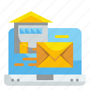 communications, email, envelope, interface, message, multimedia 