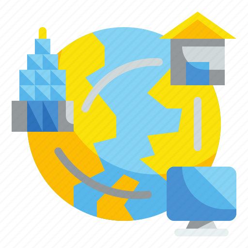 Electronics, global, internet, network, wireless, world icon - Download on Iconfinder