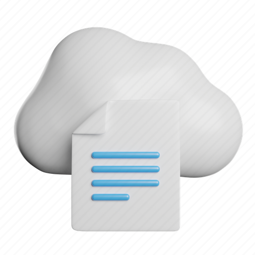 Cloud, document, forecast, data, paper, extension icon - Download on Iconfinder