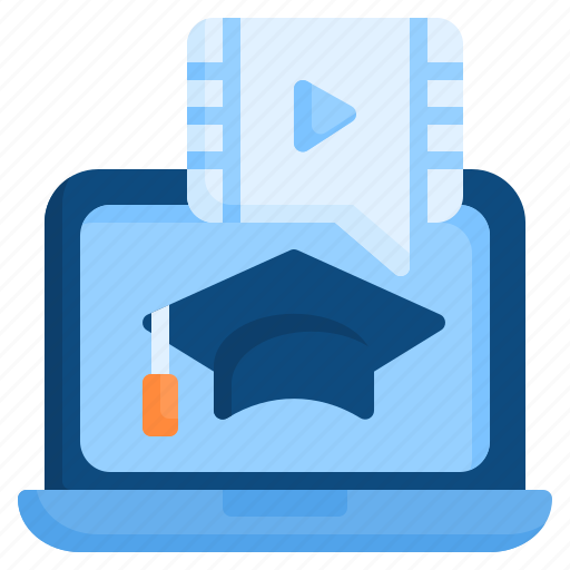 E-learning, elearning, online education, online learning, online study, video education, virtual learning icon - Download on Iconfinder