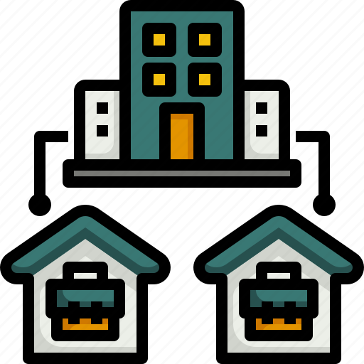 Building, business, estate, home, house, networking, real icon - Download on Iconfinder