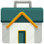 briefcase, business, home, house, management, marketing, working 