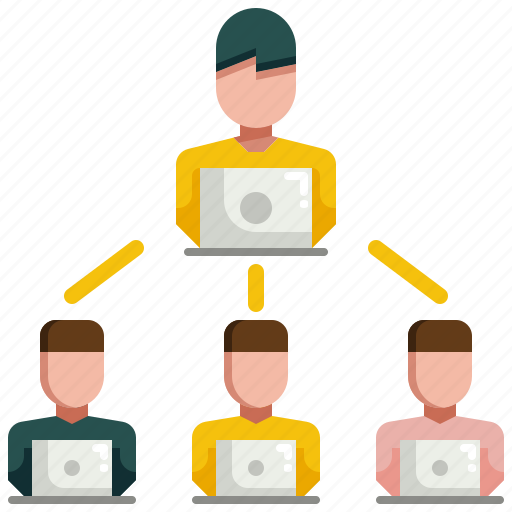 Boss, business, collaboration, leader, organization, team, teamwork icon - Download on Iconfinder