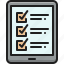 evaluate, list, document, digital, device, checklist, tablet 