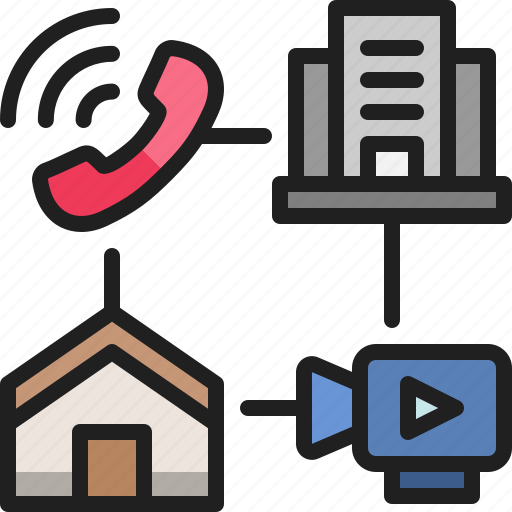 Contact, video, conference, connecting, business, call, consult icon - Download on Iconfinder