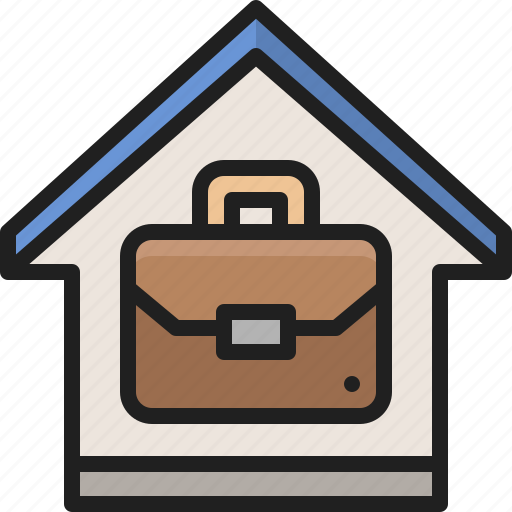 Home, house, workspace, work, business, briefcase, office icon - Download on Iconfinder