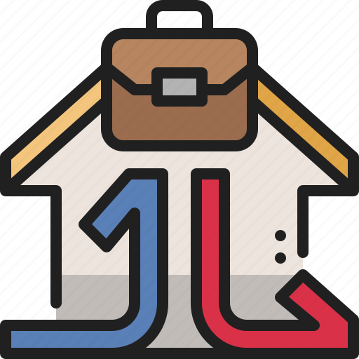 Workflow, home, workspace, job, work, business, transfer icon - Download on Iconfinder