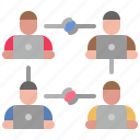 people, connecting, user, share, group, network, team 