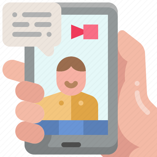 Meeting, telecommunication, video, interview, call, smartphone, conference icon - Download on Iconfinder
