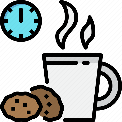 Beverage, coffee, cookie, cup, drink, mug, take a break icon - Download on Iconfinder