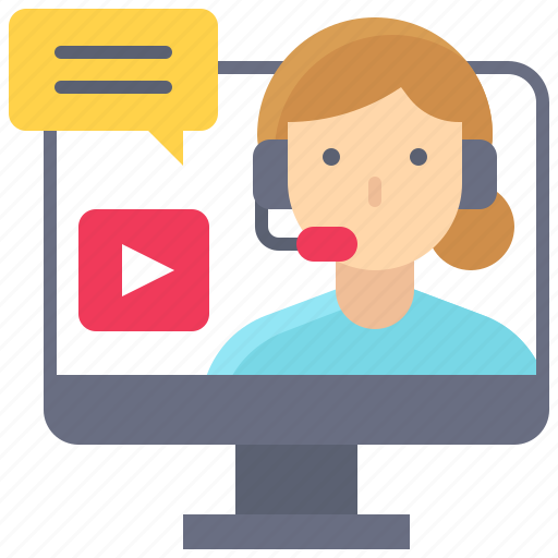 Clip, multimedia, video, video call, video conference, work icon - Download on Iconfinder
