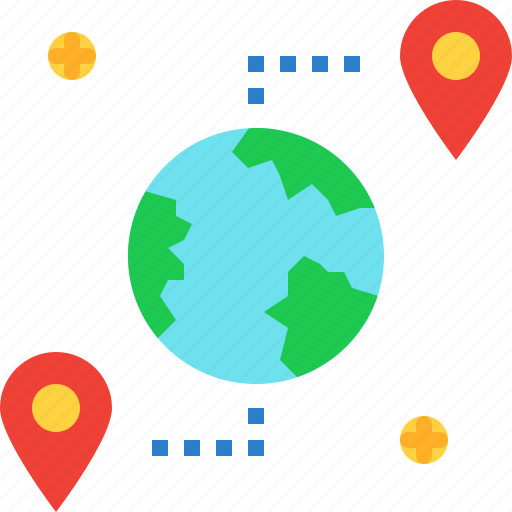 Globe, gps, location, map, navigation, pin, world icon - Download on Iconfinder