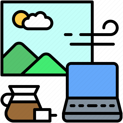 Home, stay at home, work, work from home, workplace icon - Download on Iconfinder