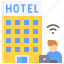hostel, hotel, internet, wifi, work, workplace 