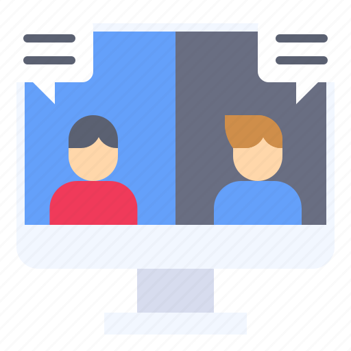 Chat, chat room, group chat, network, social, work icon - Download on Iconfinder