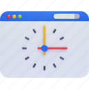 load time, clock, web, timer, browser, standby, webpage, date