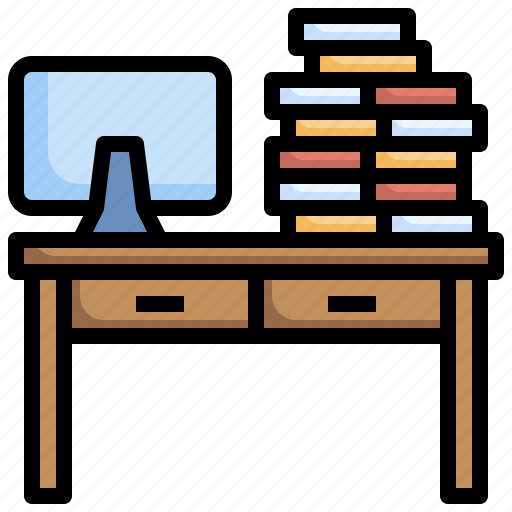 Workapace, work, table, workspace, desk icon - Download on Iconfinder