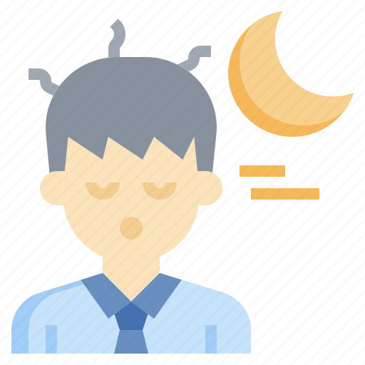 Overtime, night, user, working, man icon - Download on Iconfinder