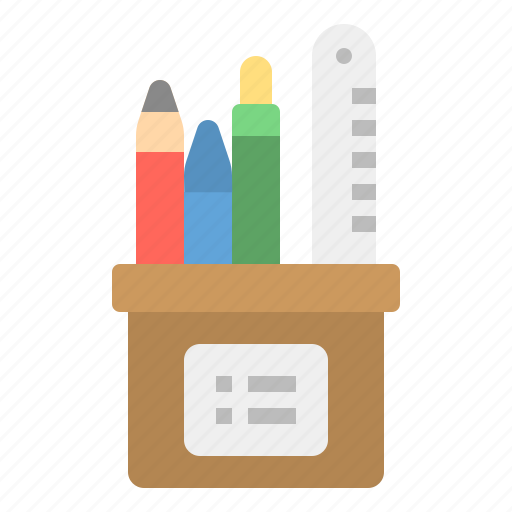 Bottle, measure, pen, pencil, workday icon - Download on Iconfinder