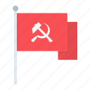 communist, flag, labor, communism