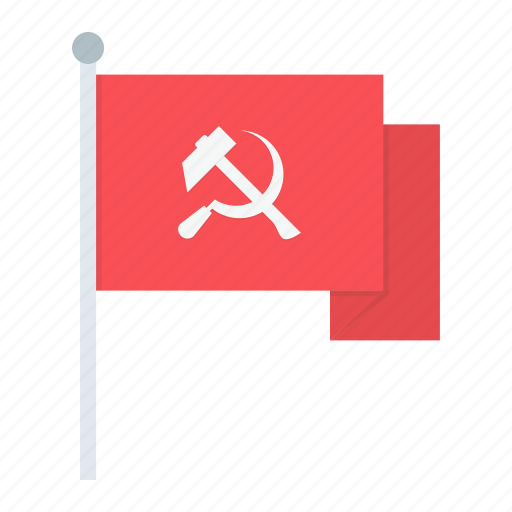 Communist, flag, labor, communism icon - Download on Iconfinder