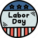 badge, day, labor, may