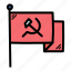 communism, communist, flag, labor 
