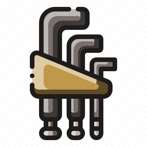 Allen key, allen wrench, tool, wrench, wrenches icon - Download on Iconfinder