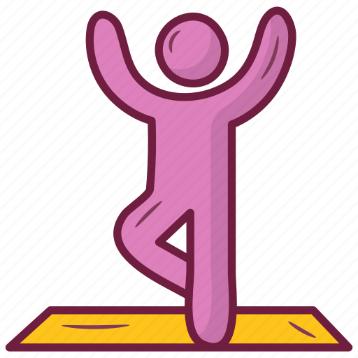 Fitness, pose, active, health, people icon - Download on Iconfinder