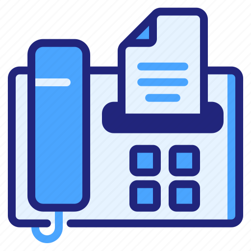 Fax, document, print, faximile, file, format icon - Download on Iconfinder