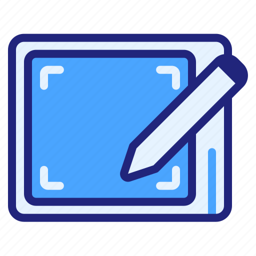 Tablet, pen, electronic, designer, graphic tablet, write icon - Download on Iconfinder