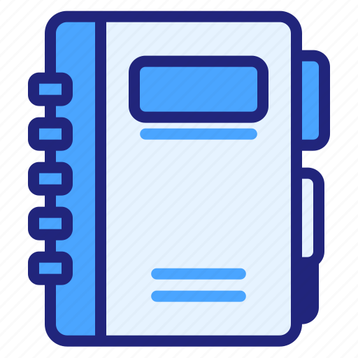 Notebook, book, record, diary, pad, jotter icon - Download on Iconfinder