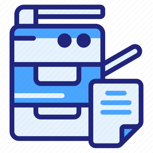 Photocopy, machine, copy, document, duplicate icon - Download on Iconfinder