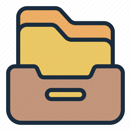 Archive, folder, file, document, storage, office, workspace icon - Download on Iconfinder