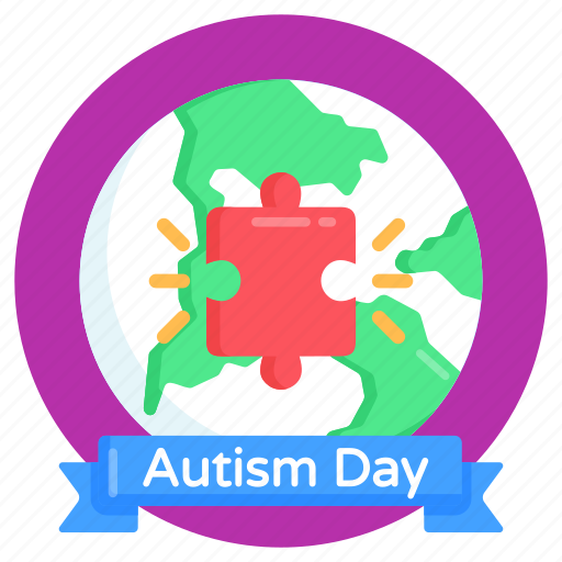 World autism day, autism day, autism day celebration, autism day awareness, autism ribbon icon - Download on Iconfinder
