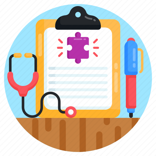 Medical report, prescription, autism report, autism health report, doctors report icon - Download on Iconfinder