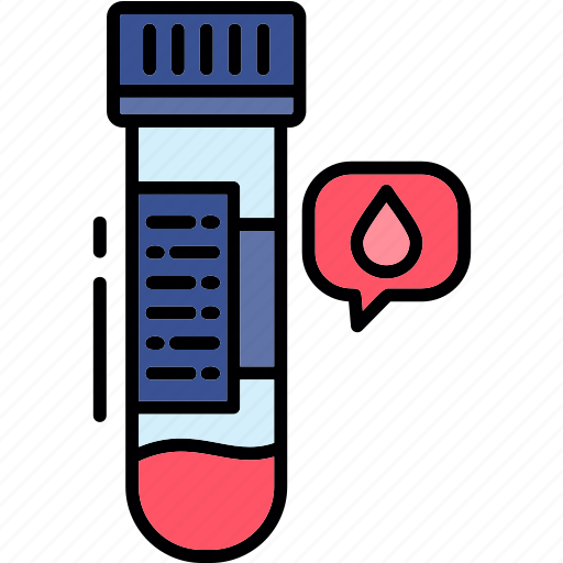 Blood, sample, flask, health, medical, science, test icon - Download on Iconfinder