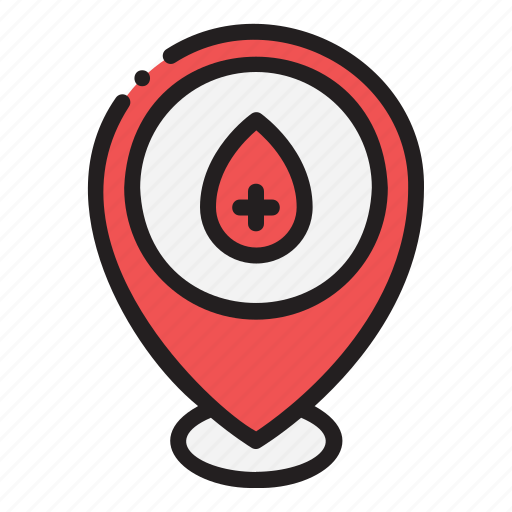 Location, blood, donor, world, charity, merit, healthcare icon - Download on Iconfinder