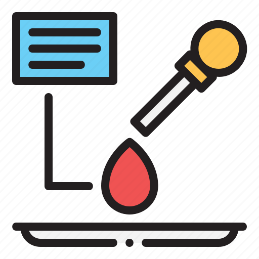 Blood, analysis, drop, flask, kindness, sample, experiment icon - Download on Iconfinder